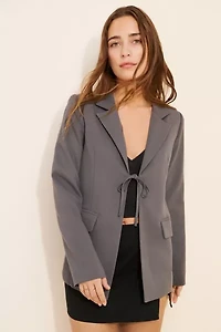 Motel Mason Tie-Front Blazer