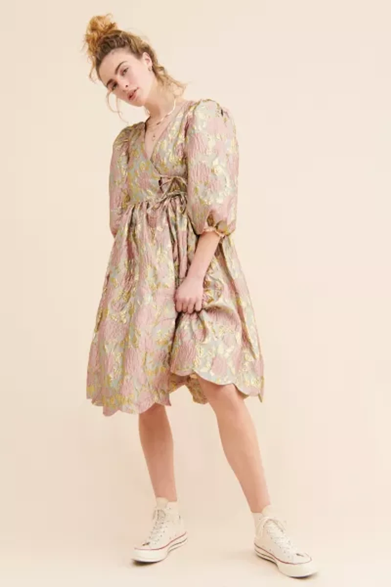 Sister Jane Floral Spectrum Wrap Dress