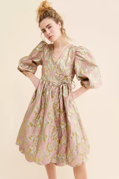 Sister Jane Floral Spectrum Wrap Dress