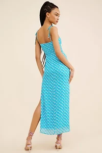 The Frolic Elia Stripe Maxi Dress