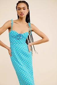 The Frolic Elia Stripe Maxi Dress
