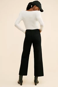 JUST BLACK DENIM Longer Length Trouser Leg Jeans