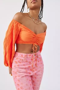 Jessina Off-The-Shoulder Blouse