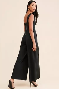 Rare London Corset Waist Jumpsuit