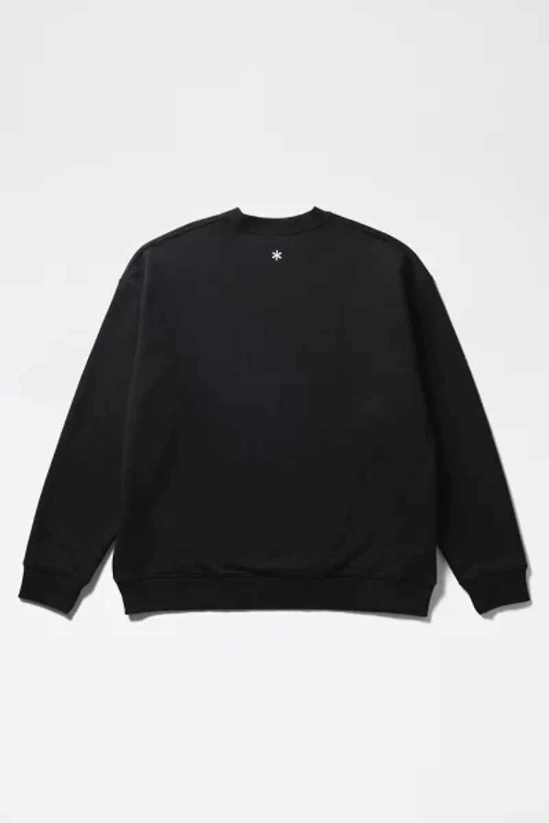Snow Peak New Square Logo Graphic Crew Neck Sweatshirt