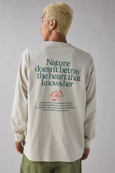 Snow Peak Living With Nature Graphic Long Sleeve Tee