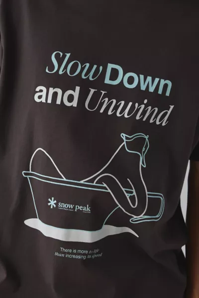 Snow Peak Relaxation Graphic Tee