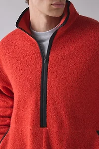 Snow Peak Recycled Wool Half-Zip Pullover Sweatshirt