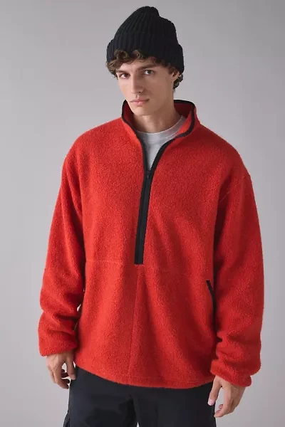 Snow Peak Recycled Wool Half-Zip Pullover Sweatshirt