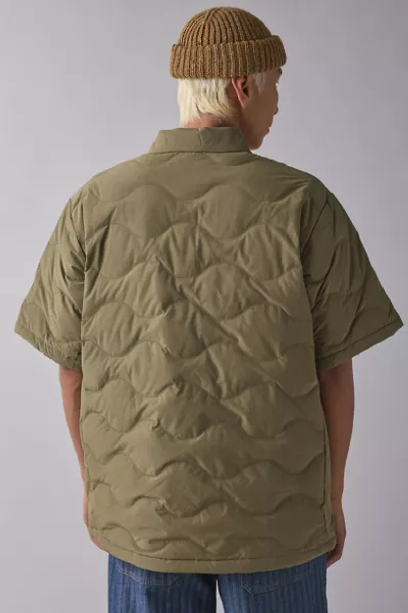 Snow Peak Thermo Control Pullover Quilted Short Sleeve Jacket