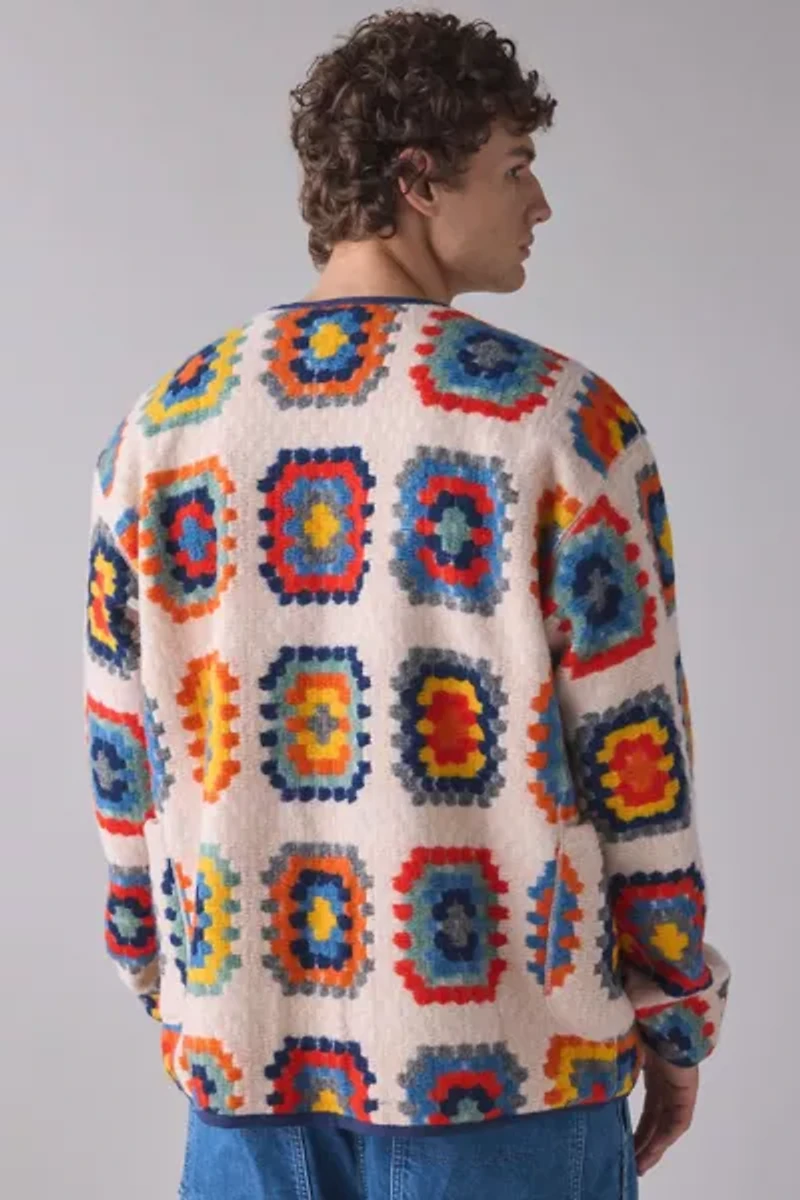 Snow Peak Wool Jacquard Cardigan