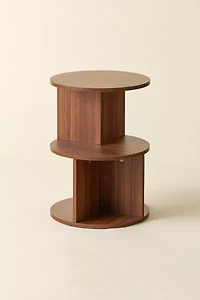 Devonne Round Split Two-Tier Side Table