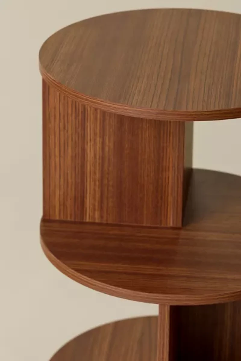 Devonne Round Split Two-Tier Side Table
