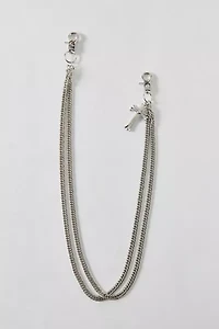 Cross Pendant Double Wallet Chain