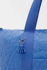 Kipling Art Medium Resort Terry Cloth Tote Bag