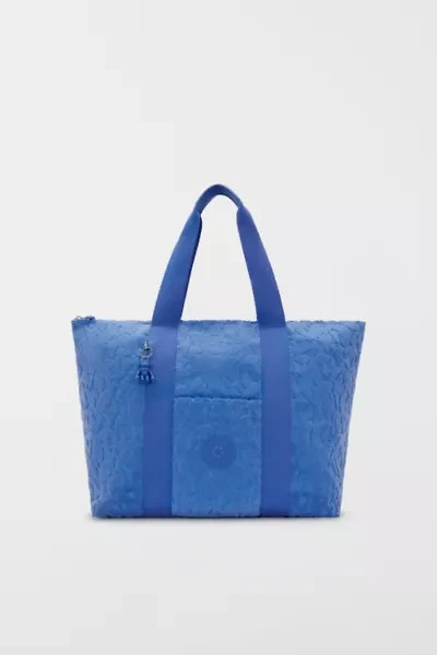 Kipling Art Medium Resort Terry Cloth Tote Bag