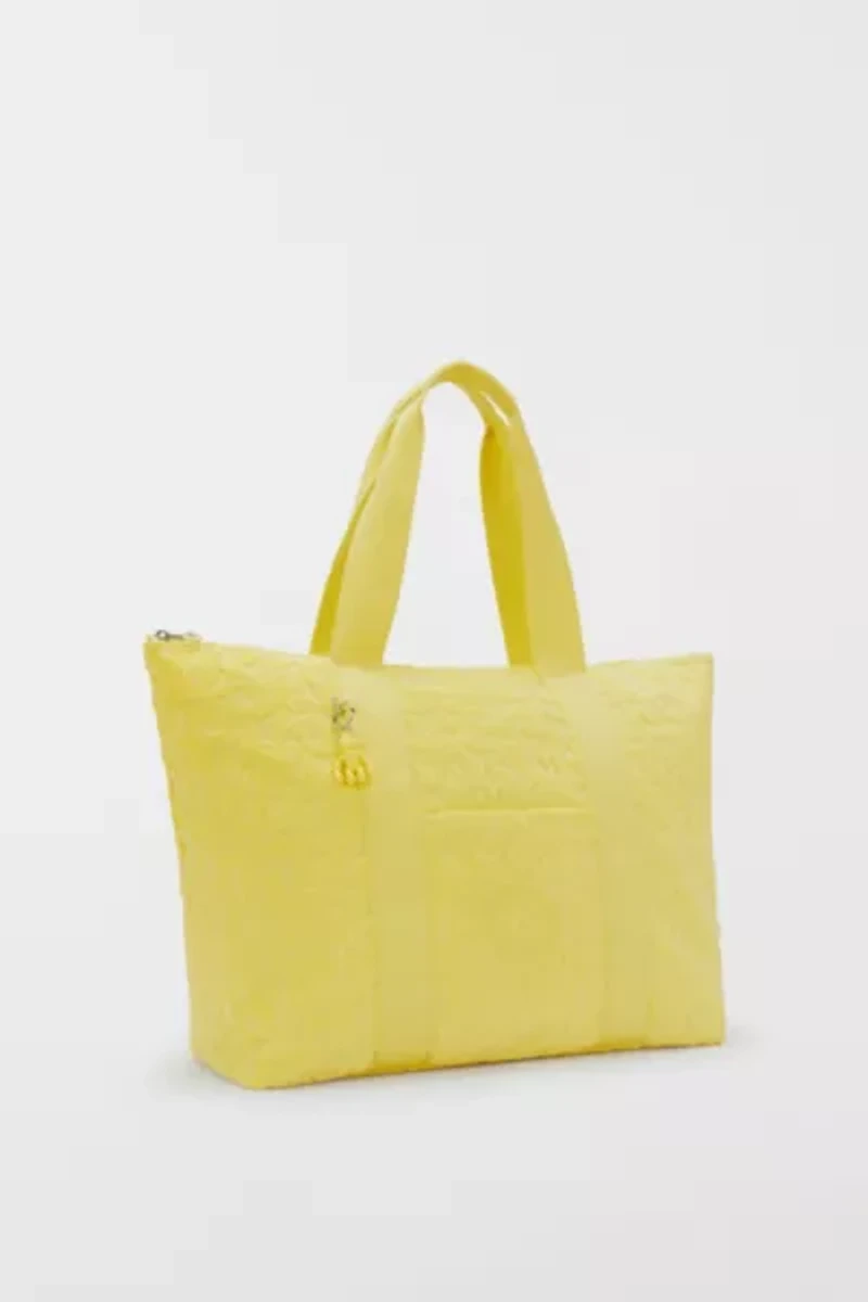 Kipling Art Medium Resort Terry Cloth Tote Bag