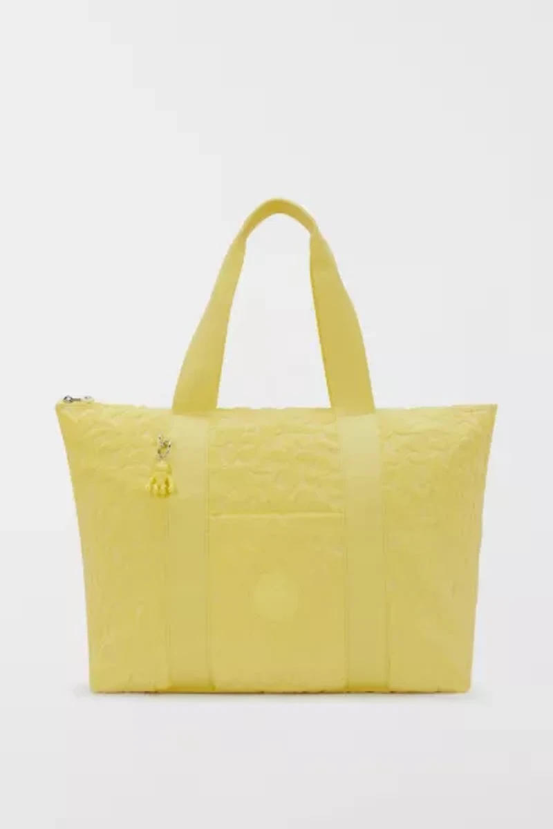 Kipling Art Medium Resort Terry Cloth Tote Bag