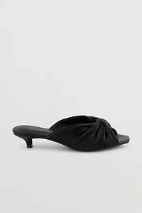 Intentionally Blank Curfew Leather Kitten Heel