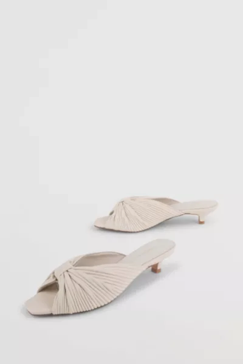 Intentionally Blank Curfew Leather Kitten Heel