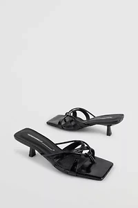 Intentionally Blank Eli Kitten Heel Thong Sandal