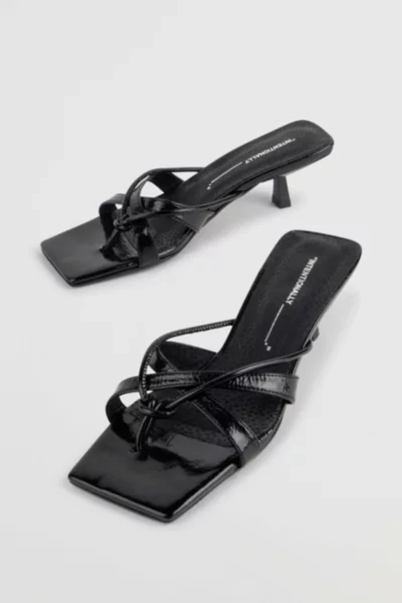 Intentionally Blank Eli Kitten Heel Thong Sandal