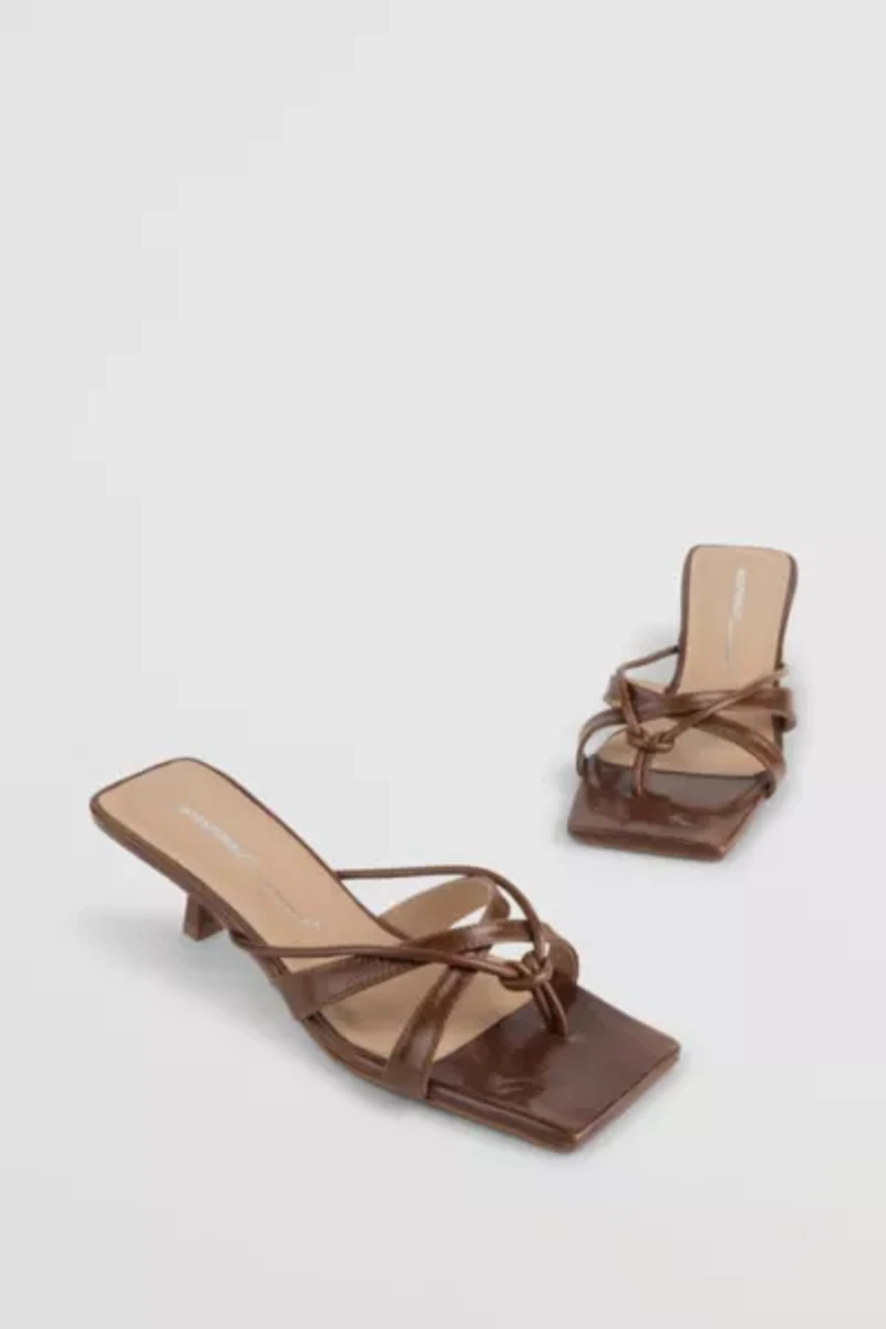 Intentionally Blank Eli Kitten Heel Thong Sandal