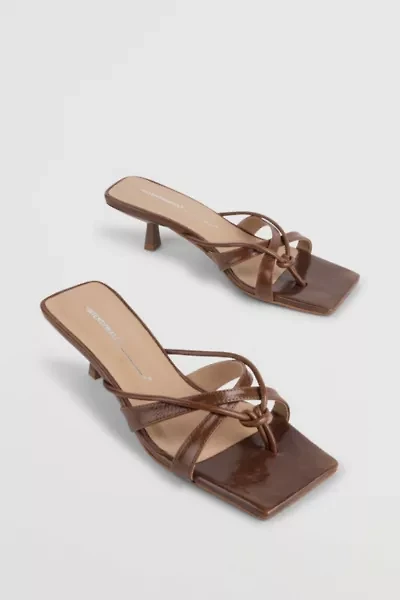 Intentionally Blank Eli Kitten Heel Thong Sandal