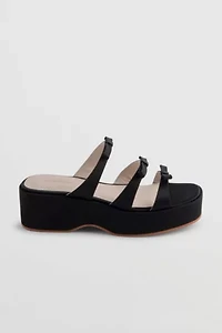Intentionally Blank Fuse Platform Bow Sandal