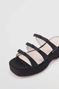 Intentionally Blank Fuse Platform Bow Sandal