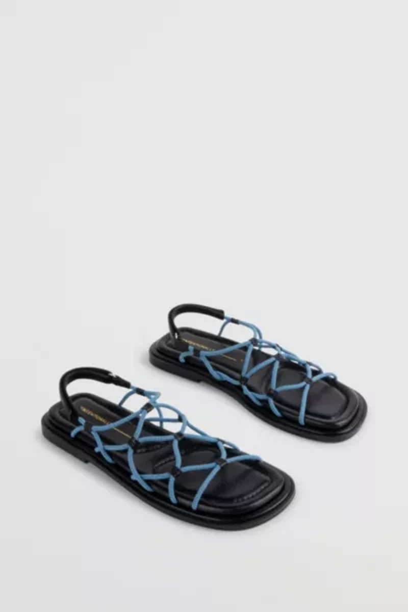 Intentionally Blank Lychee Elastic Sport Cord Flat Sandal