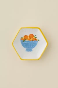 Textured Icon Ceramic Ring Dish
