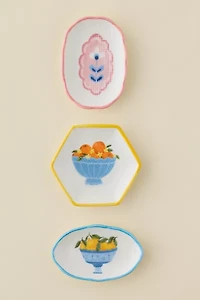 Textured Icon Ceramic Ring Dish