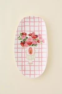 Floral Ceramic Trinket Tray