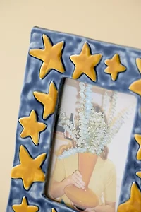 Stars Ceramic 4” x 6” Picture Frame