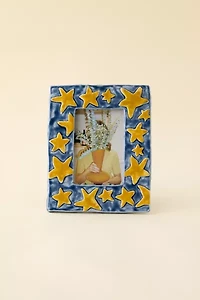 Stars Ceramic 4” x 6” Picture Frame