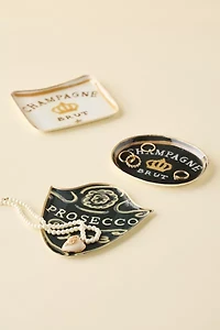 Champagne Enameled Catch-All Tray