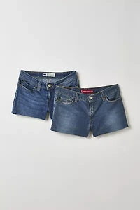 ReMADE By UO Gummy Denim Short