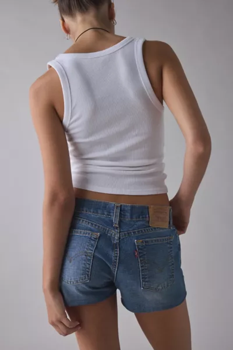 ReMADE By UO Gummy Denim Short