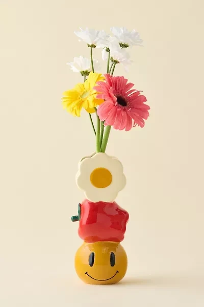 ban.do Fun Icon Stacked Ceramic Vase