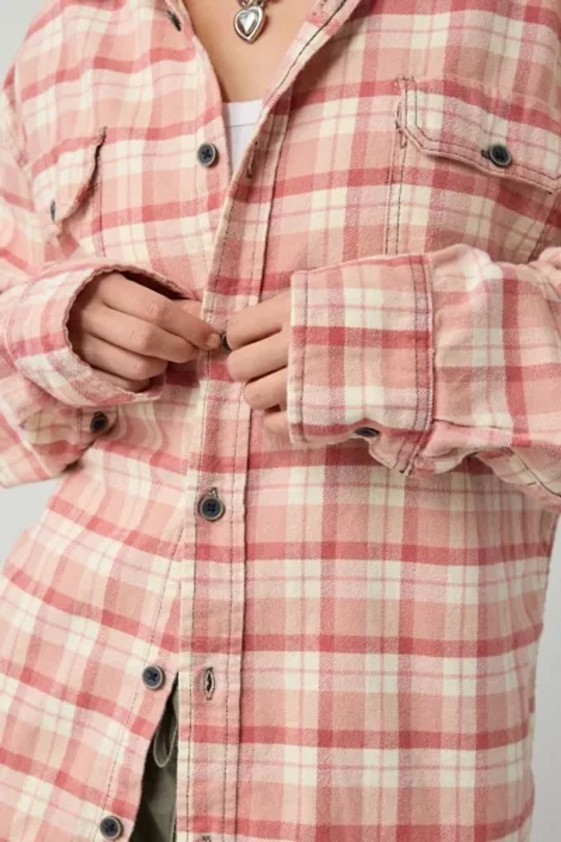 ReMADE By UO Bleached Button-Down Shirt