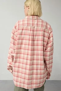 ReMADE By UO Bleached Button-Down Shirt
