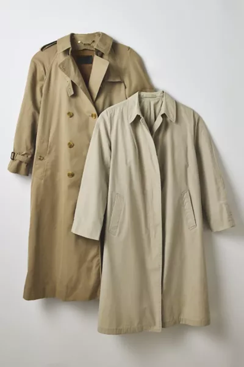 Vintage By UO Long Trench Coat