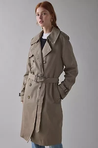 Vintage By UO Long Trench Coat