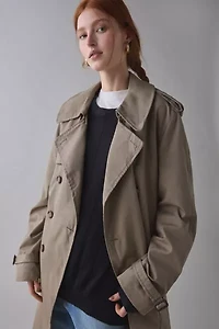 Vintage By UO Long Trench Coat