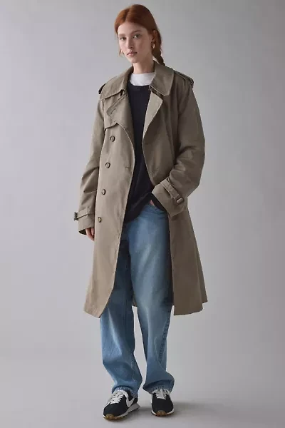 Vintage By UO Long Trench Coat