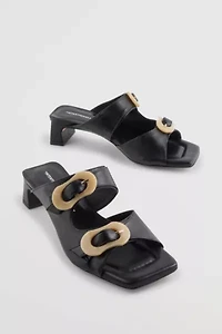 Intentionally Blank Nora Square Toe Heeled Sandal