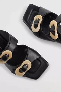 Intentionally Blank Nora Square Toe Heeled Sandal