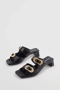 Intentionally Blank Nora Square Toe Heeled Sandal