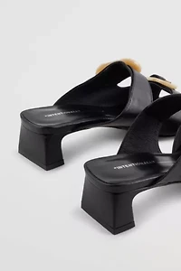 Intentionally Blank Nora Square Toe Heeled Sandal